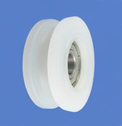 ROLKA Z TWORZYWA 45MM ŁOŻYSKOWANA, NA LINKĘ C45/6Ł