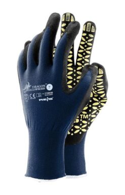 RĘKAWICE LYCRA+NYLON POWLEKANE NITRYLEM RYELLOWBERRY 9