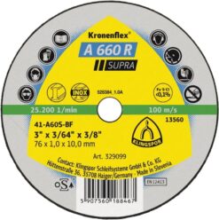 TARCZA PŁASKA A660R T1A 50*1*10MM 329097