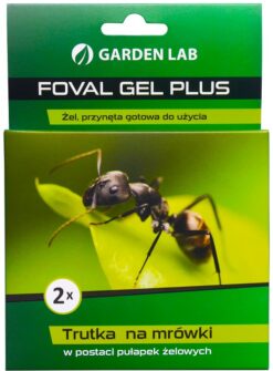 PUŁAPKI OWADOBUJCZE NA MRÓWKI 2SZT FOVAL GEL PLUS